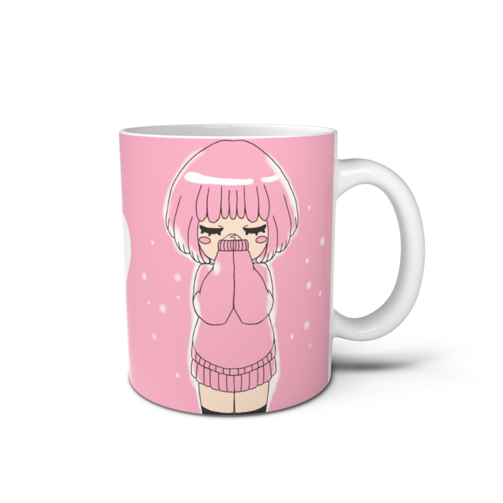 ゆるっとSACHIマグカップ【ピンク】