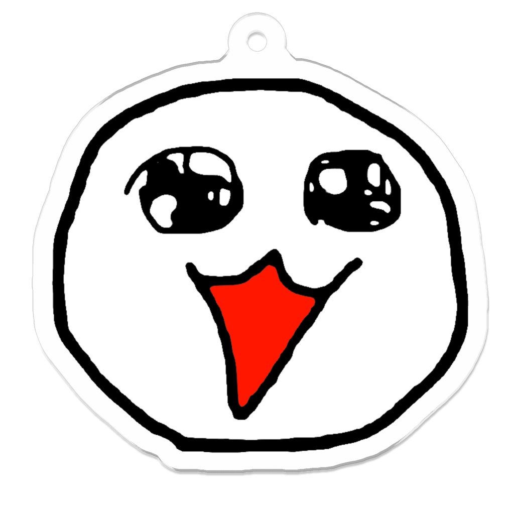 おねだりフェイスちゃんアクリルキーホルダー
