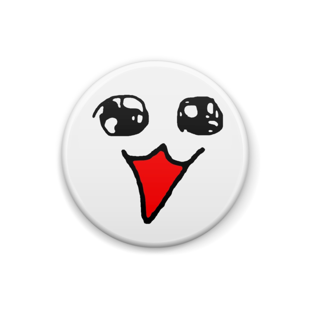 おねだりフェイスちゃん缶バッジ