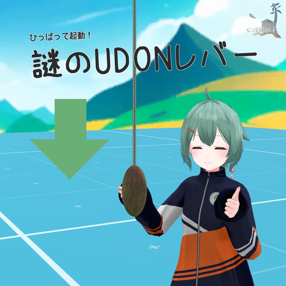 天井から吊り下がる謎のレバー