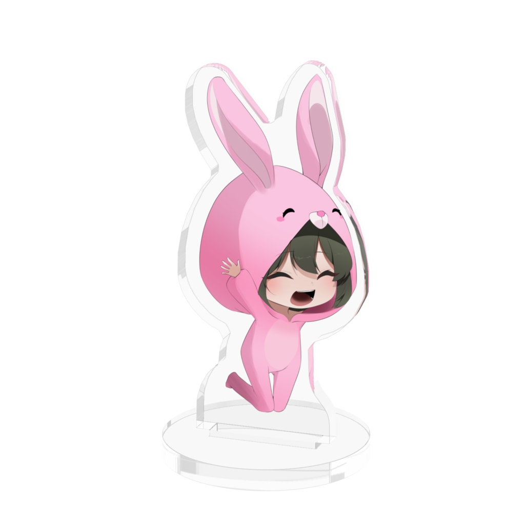 喜ぶうさぎのアクスタ