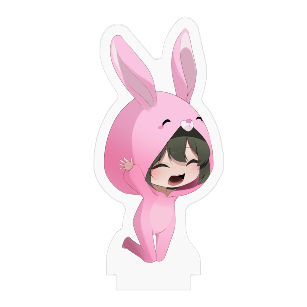 喜ぶうさぎのアクスタ