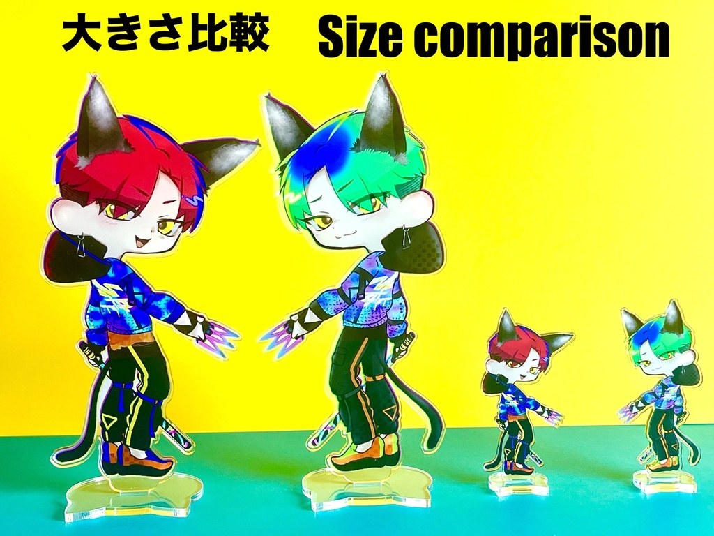 ちび STER SET Blue+RED(ちびすた🌟抑圧くん+嵐のぽぷすた)セット