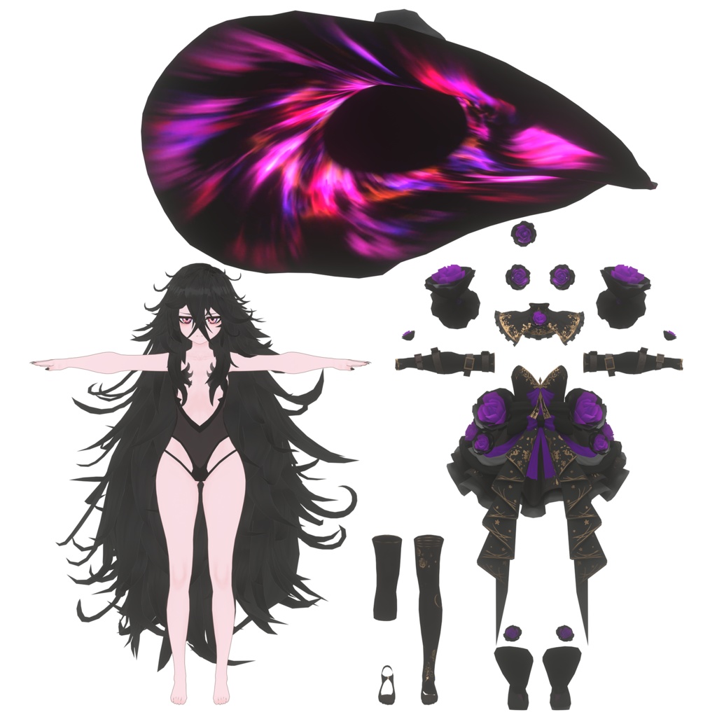 オリジナル3Dモデル「カマヤ」Ver1.0