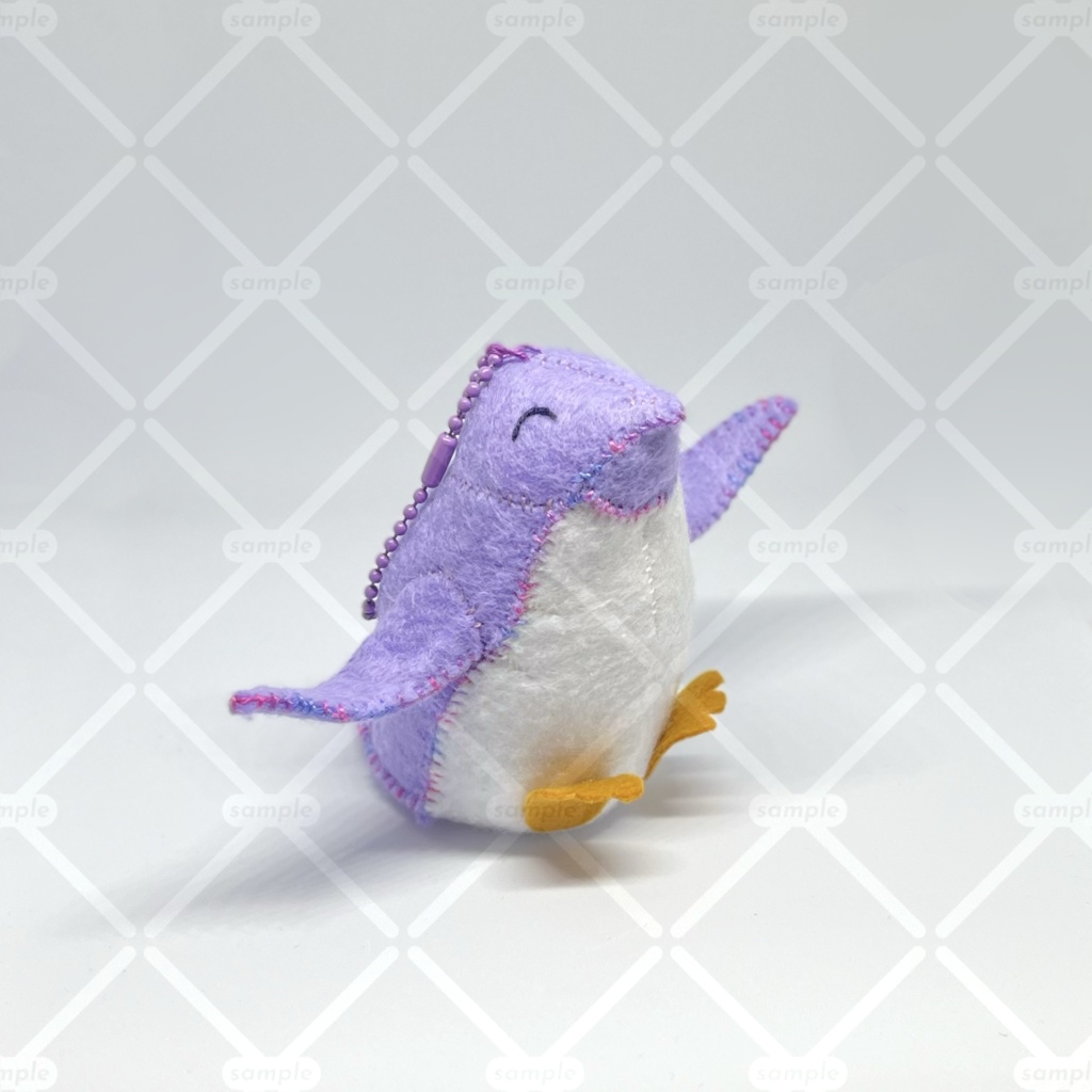 にっこりカラフルペンギンマスコット