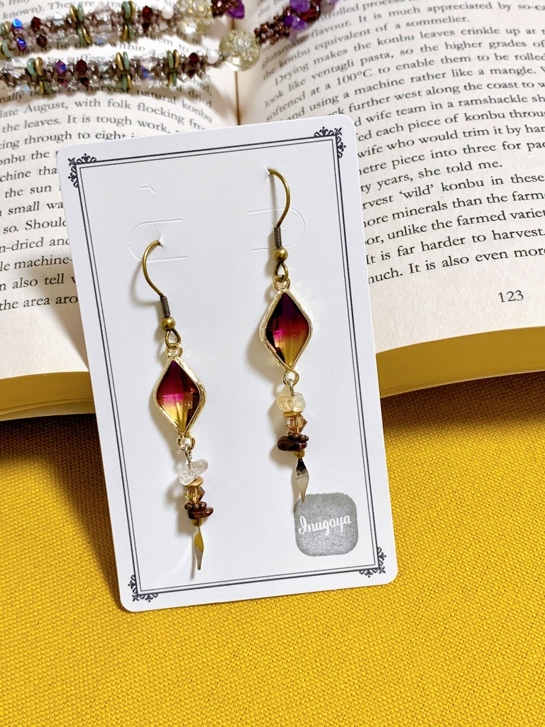 岡田以蔵・坂本龍馬・お竜さん イメージピアス