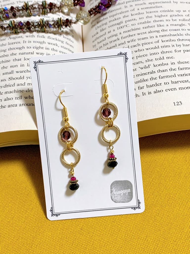 岡田以蔵・坂本龍馬・お竜さん イメージピアス