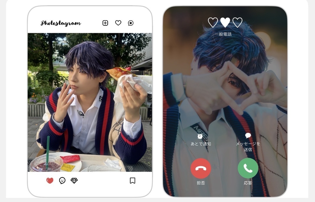 恋と深空 コスプレ トレカ(リバーシブル/各キャラ)
