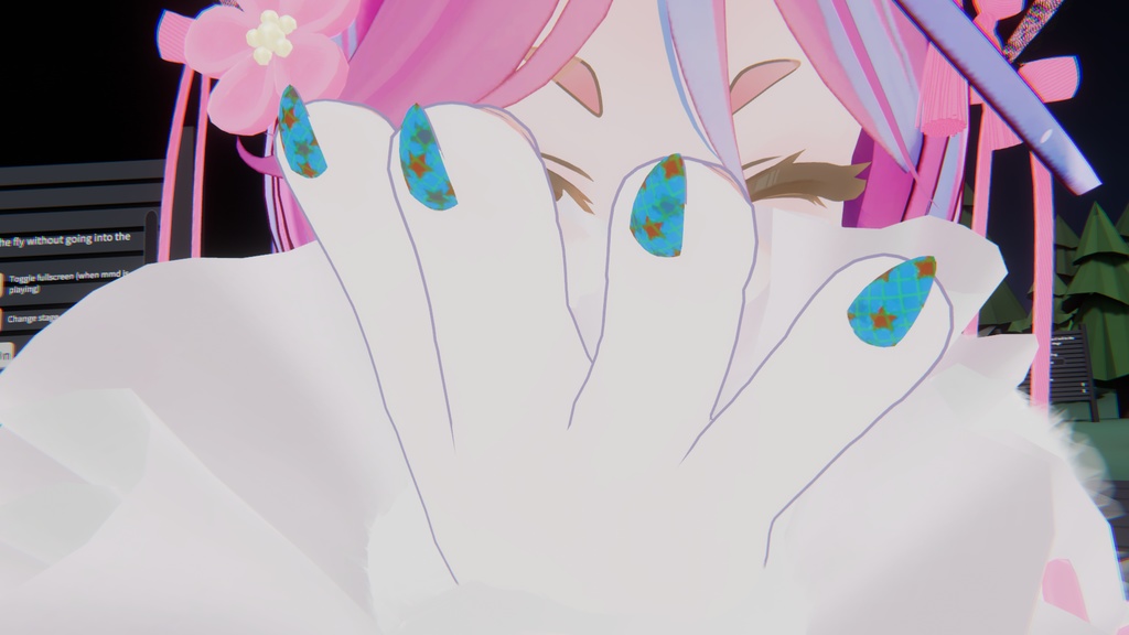 酒井シホちゃんの爪マスク