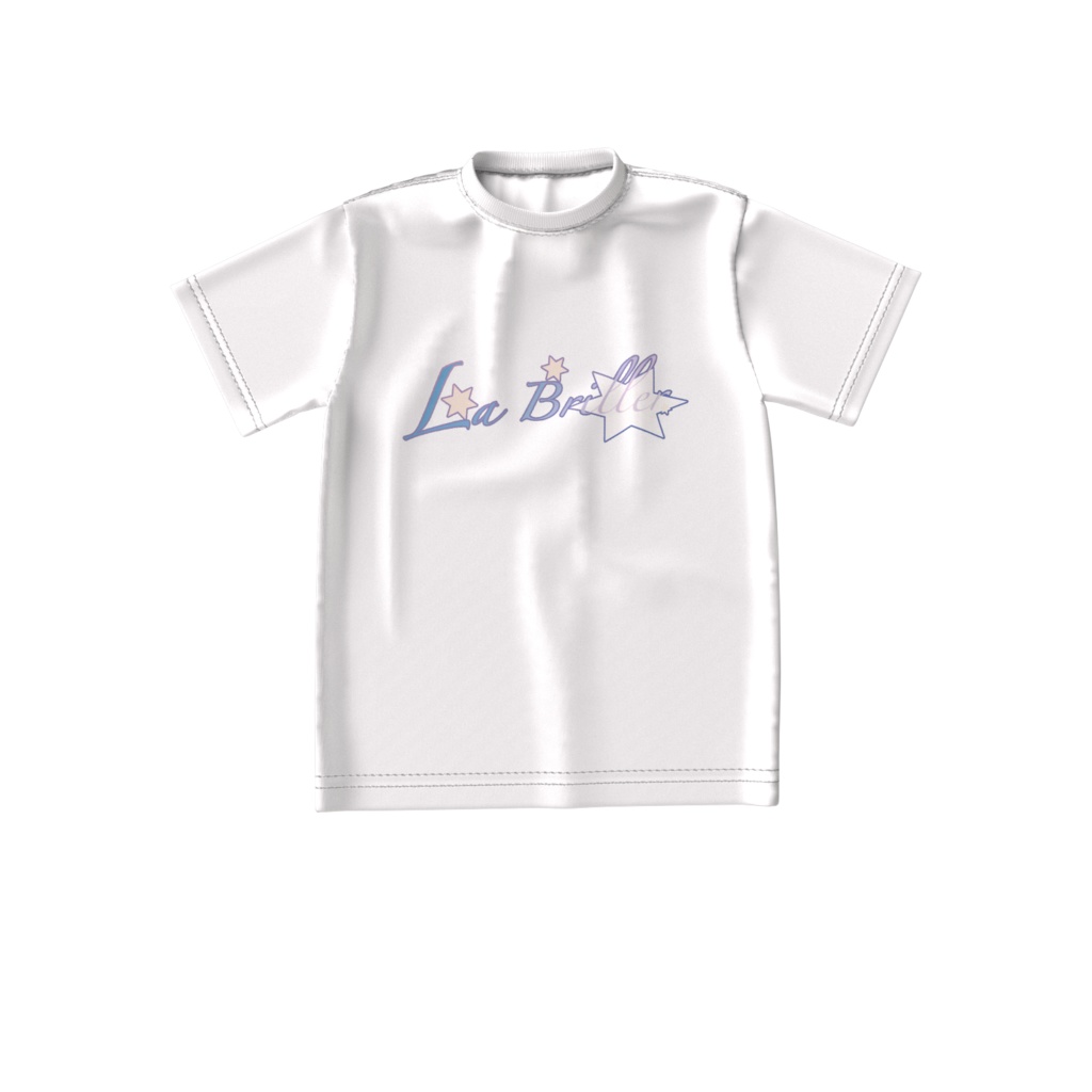 La Briller　ビッグシルエットTシャツ(白)