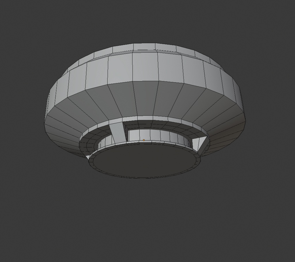 火災報知器の3Dモデル