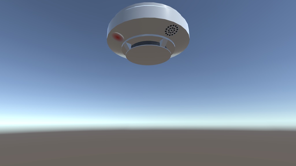 火災報知器の3Dモデル