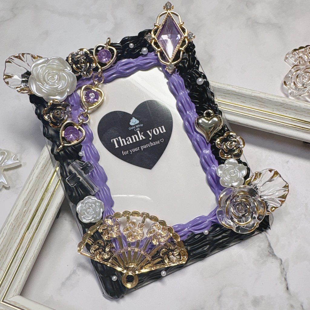 紫×黒 ホイップデコ