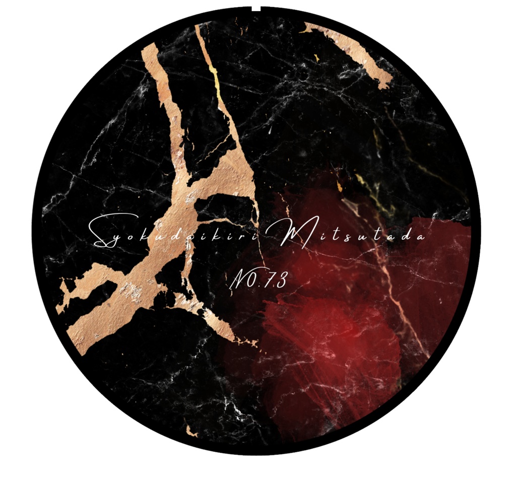 刀剣男士モチーフ鏡