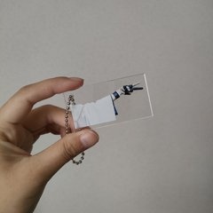 鶴さんの映り込みお手手アクキー