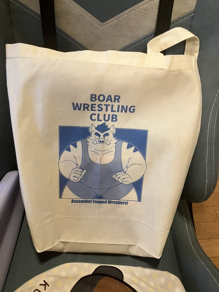 猪レスラーエコバッグ