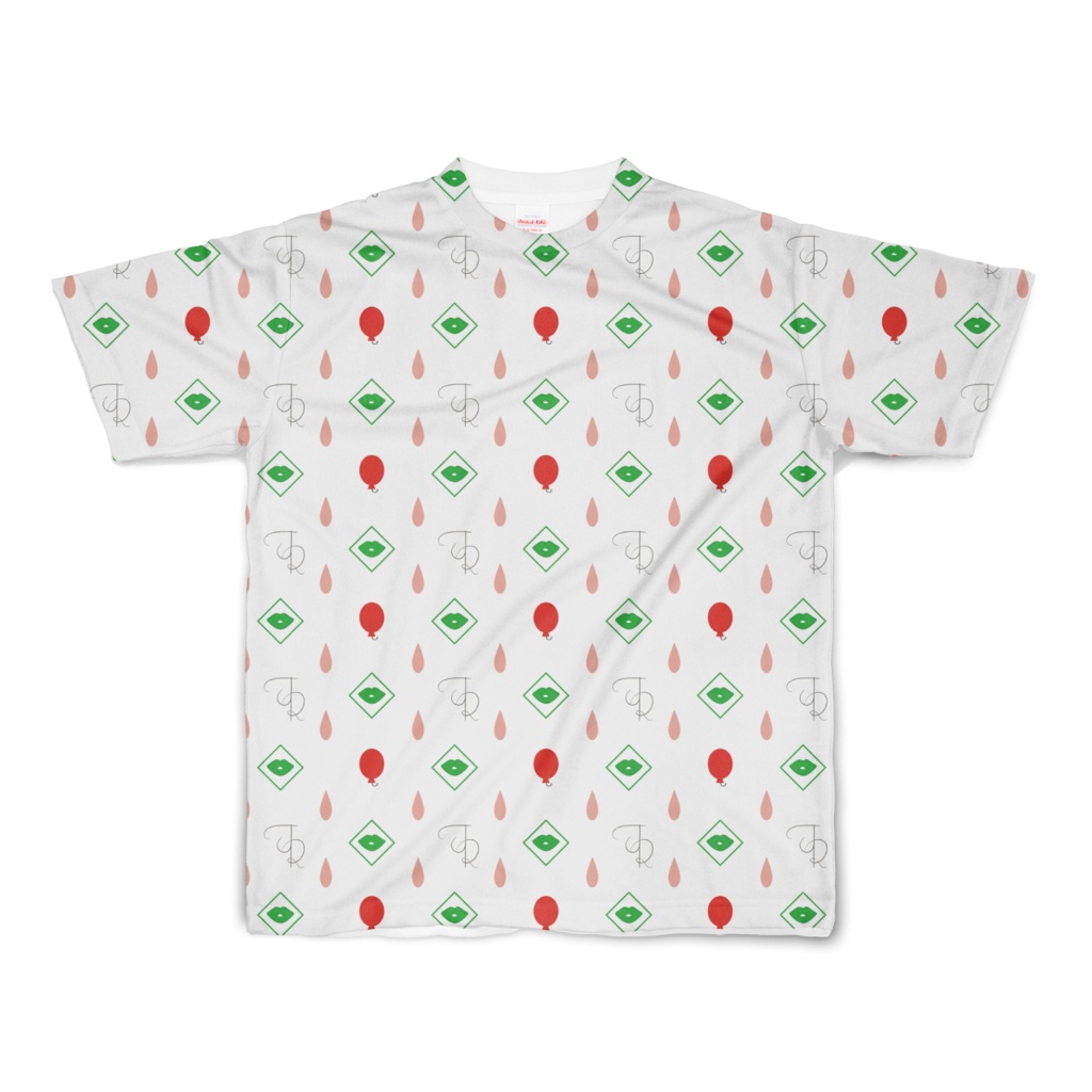 ジョー・力一モチーフモノグラムフルグラフィックＴシャツ