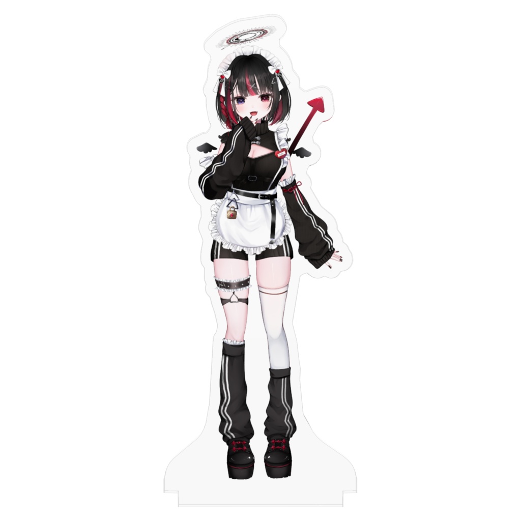 雲彗くろん アクリルスタンド(黒髪小悪魔「ざぁこ♡」ばーじょん)