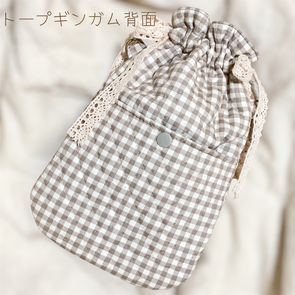 ラッピング巾着ポーチ🎀 無属性ぬいぐるみ10cm向け