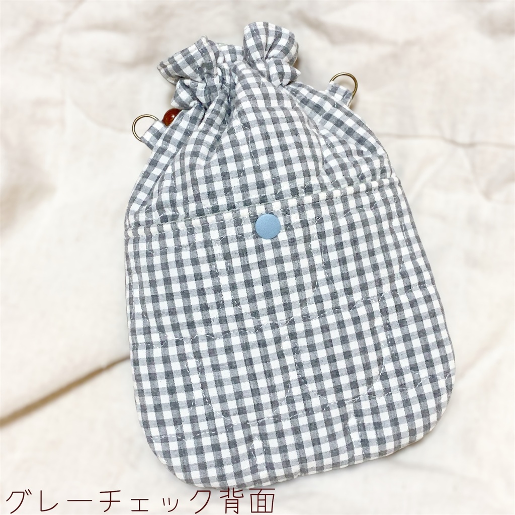 ラッピング巾着ポーチ🎀 無属性ぬいぐるみ10cm向け