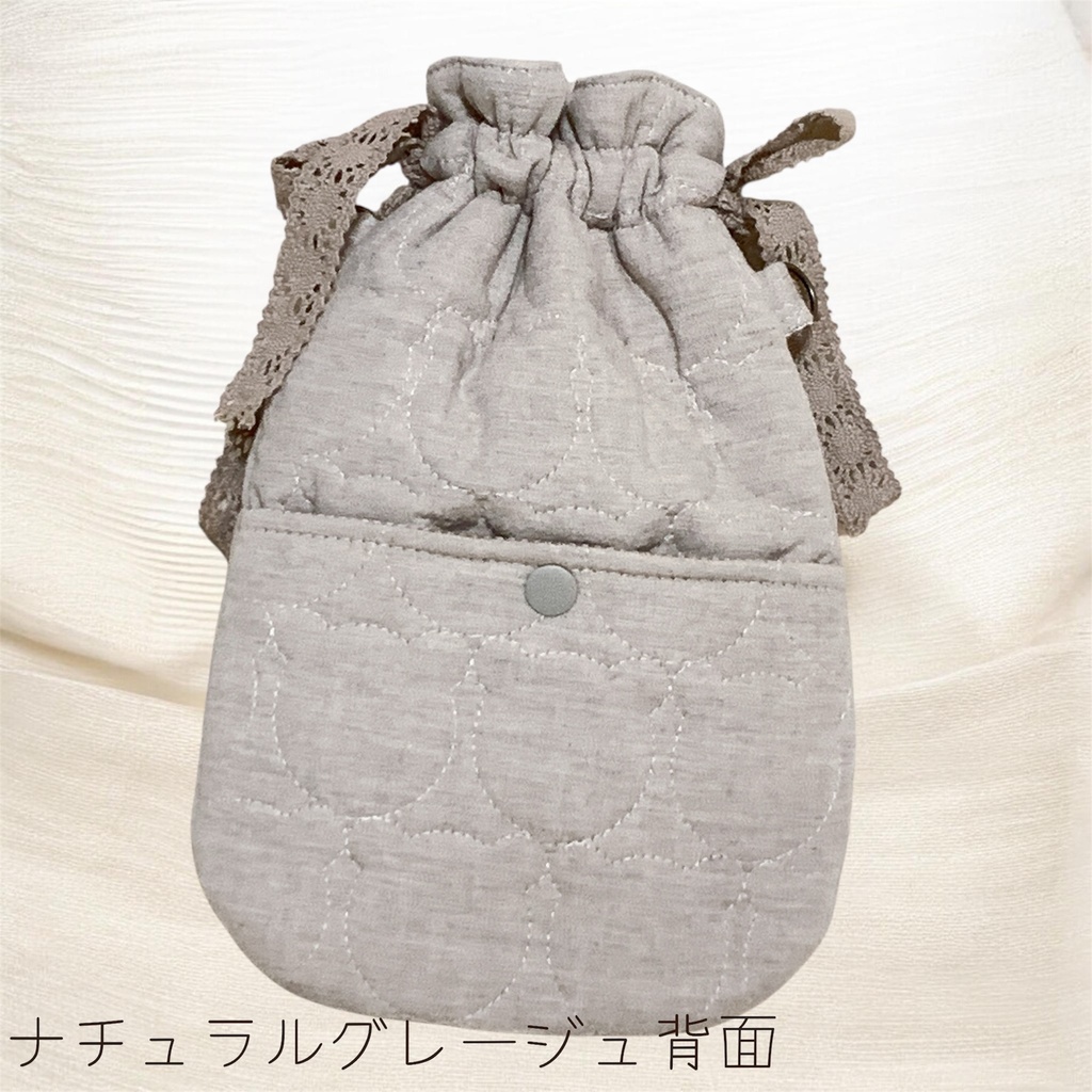 ラッピング巾着ポーチ🎀 無属性ぬいぐるみ10cm向け