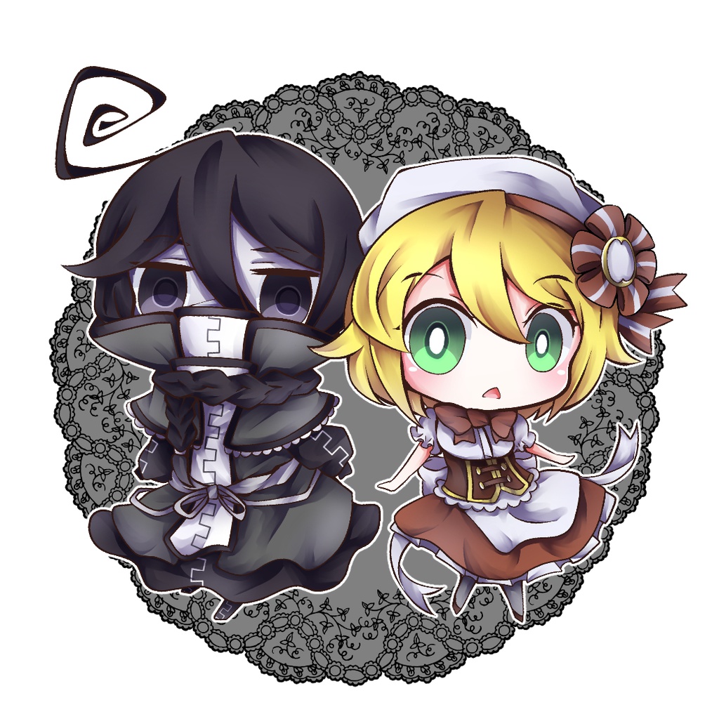 エヴォロブ&ルルシェ ウッドキーホルダー