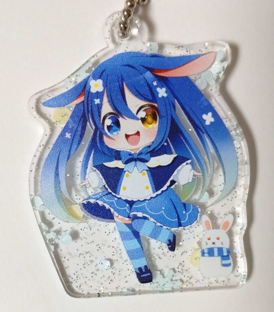【創作】青兎ちゃんのアクリルキーホルダー