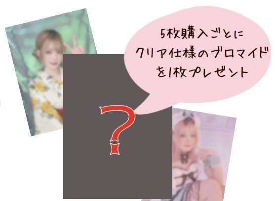 ランダムブロマイド