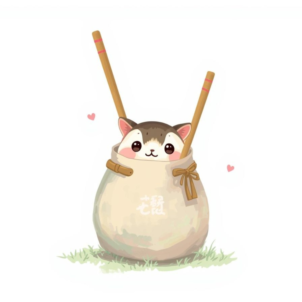 モネ風 × 可愛い剣道クリップアート14点セット(PNG形式)