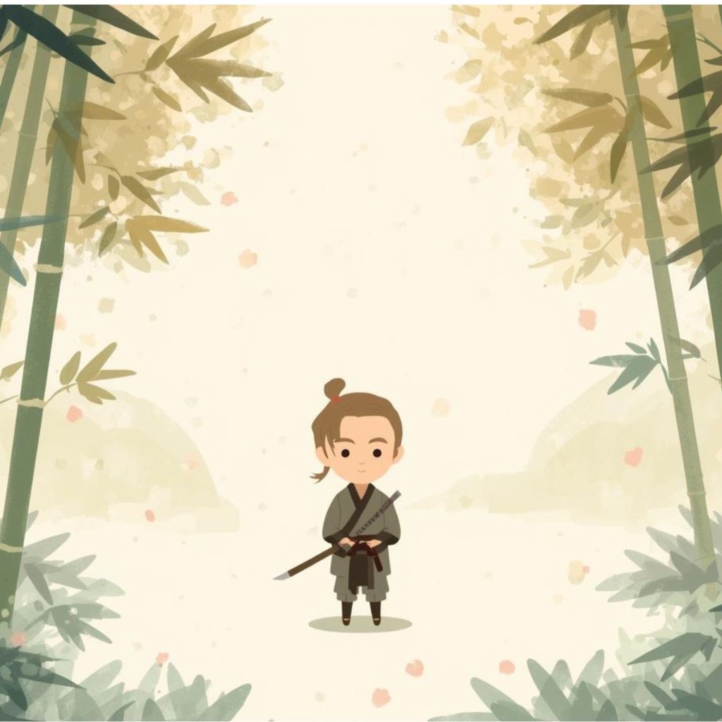 モネ風 × 可愛い剣道クリップアート14点セット(PNG形式)