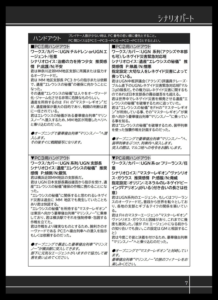 【DX3】ダウンロード版『エレウシスの秘儀』 SPLL:E113004