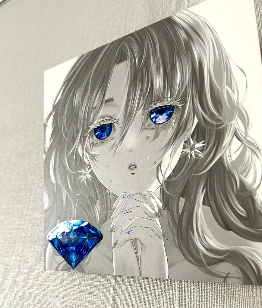 一点限定アートパネル【サファイア-Peace sapphire-】