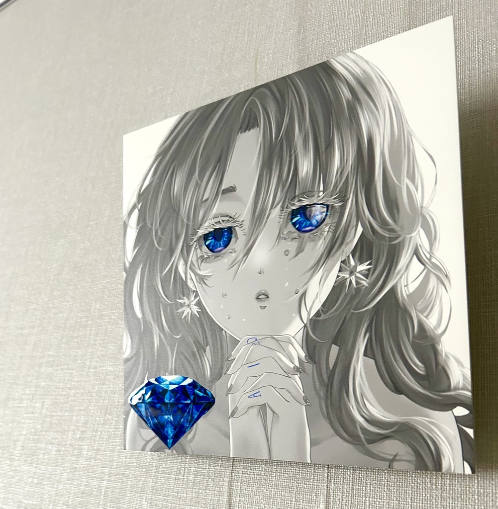 一点限定アートパネル【サファイア-Peace sapphire-】