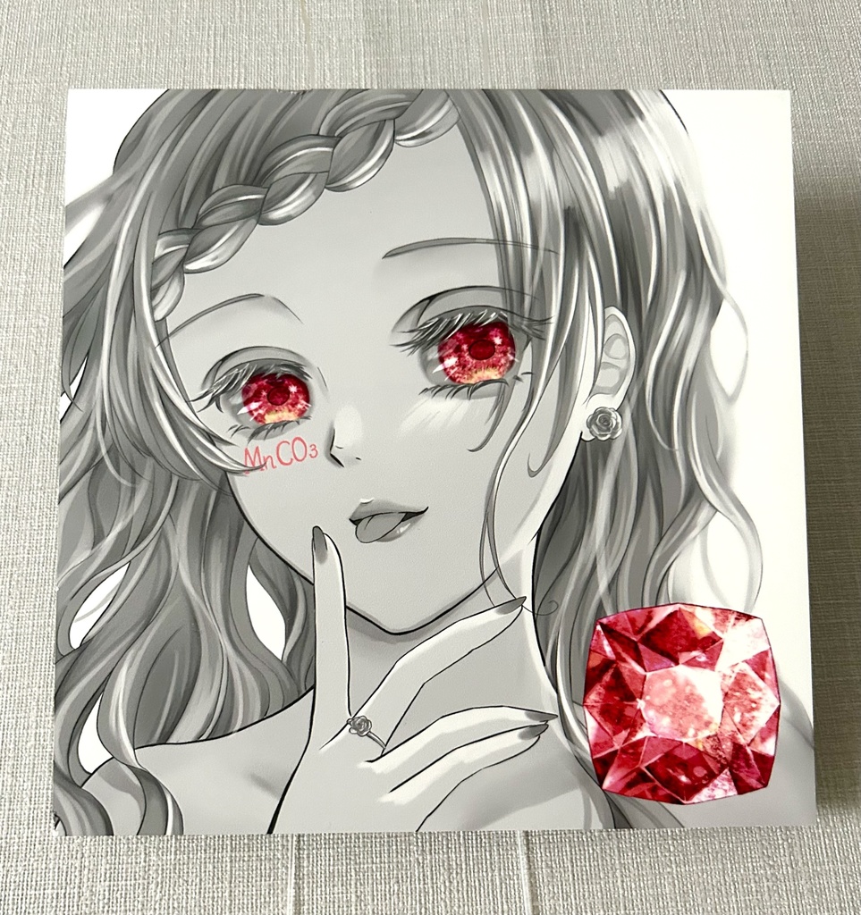 一点限定アートパネル【ロードクロサイト-Rose rhodochrosite-】