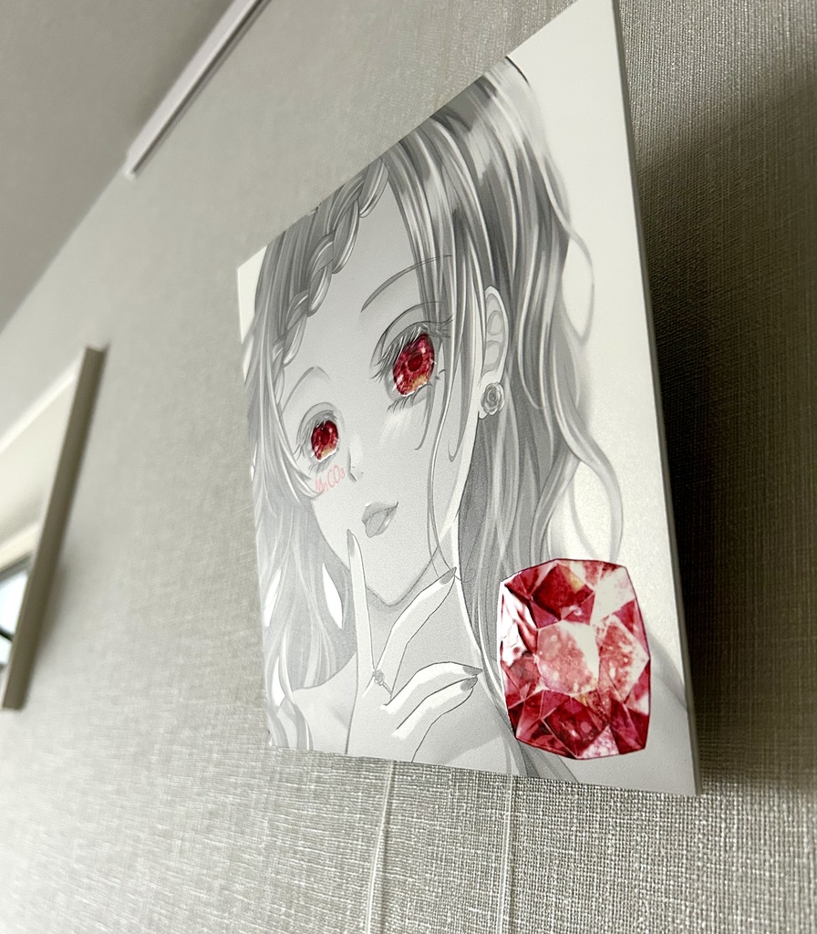 一点限定アートパネル【ロードクロサイト-Rose rhodochrosite-】