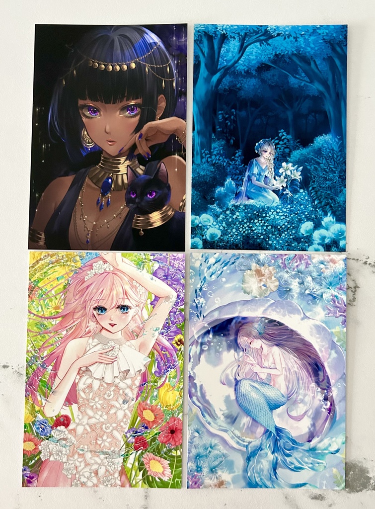 ポストカード4枚セット