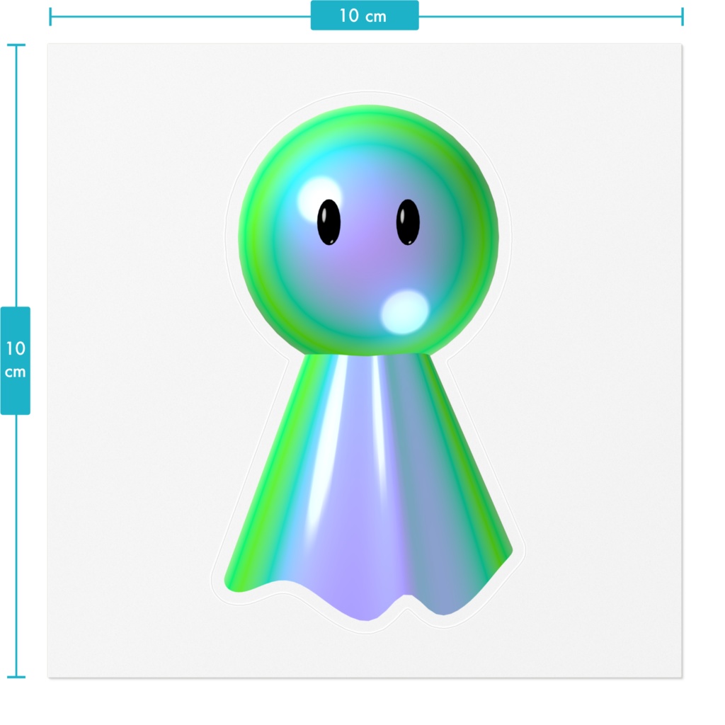 てるてる坊主のステッカー / Teru-teru-bouzu Sticker