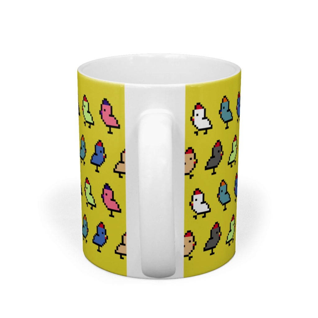 ドットニワトリのマグカップ / Dot-chicken Mug