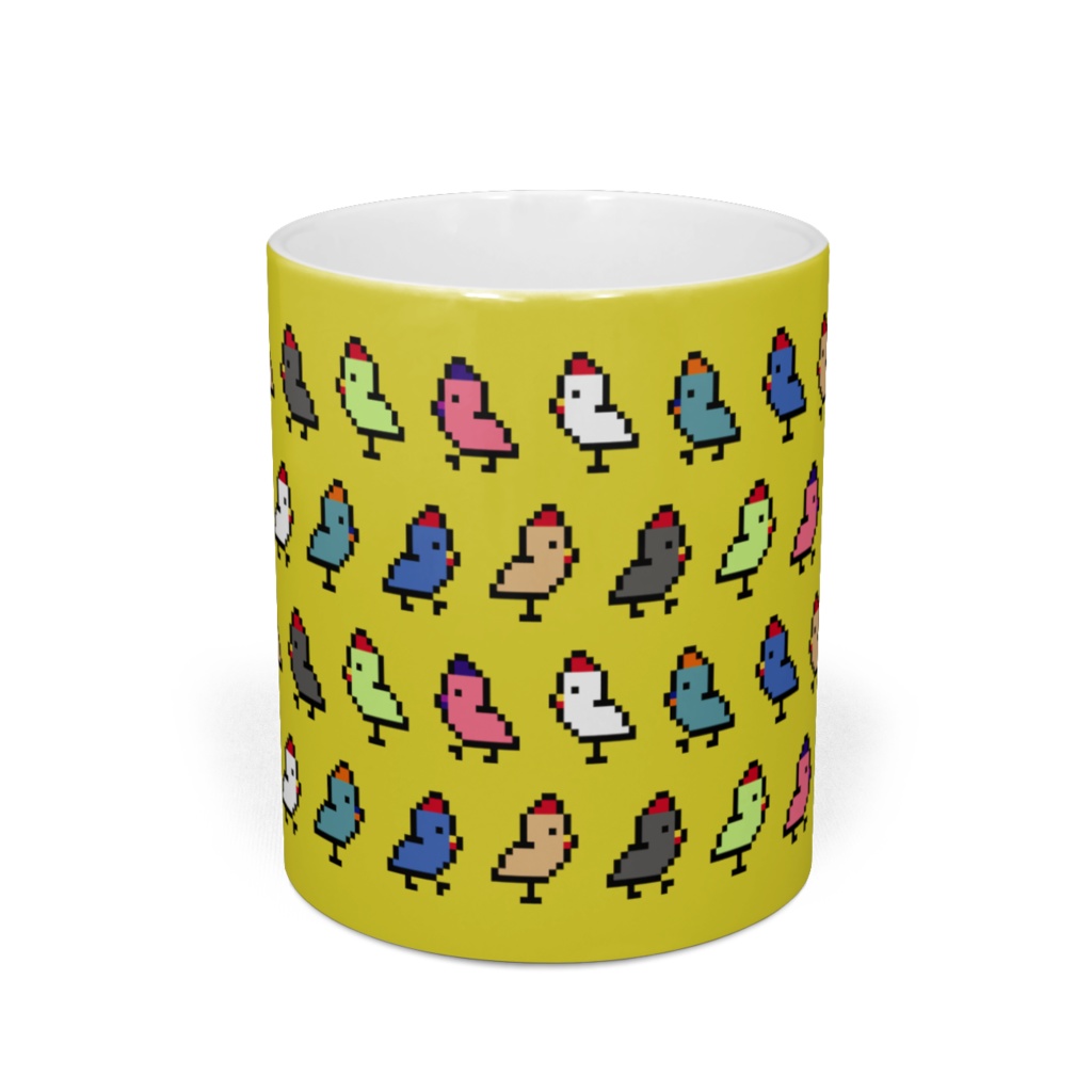 ドットニワトリのマグカップ / Dot-chicken Mug