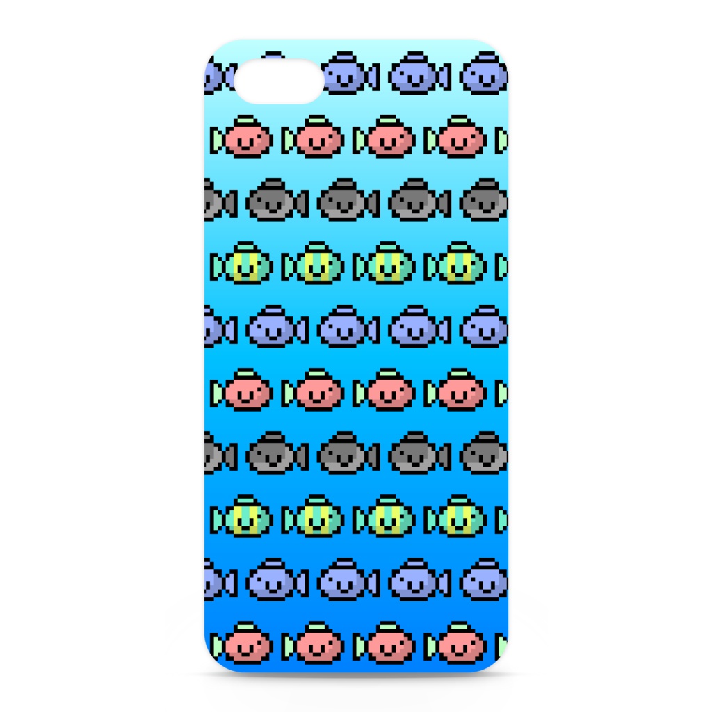 ドット魚のiPhoneケース / Dot Fish iPhone Case