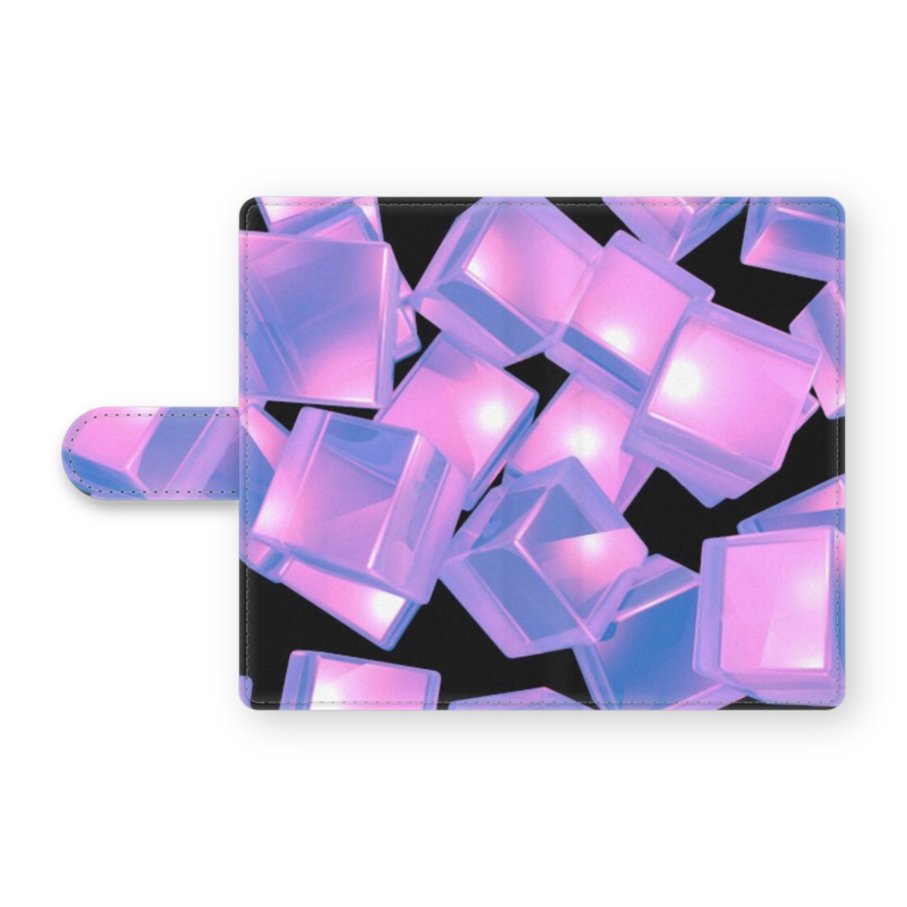 宝石キューブの手帳型Androidケース / Gemstone Cube Android Case (Pocketbook Type)