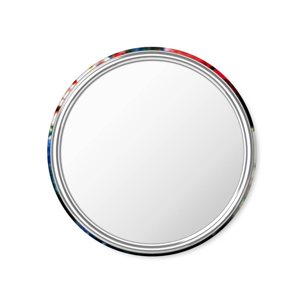 少女の缶ミラー