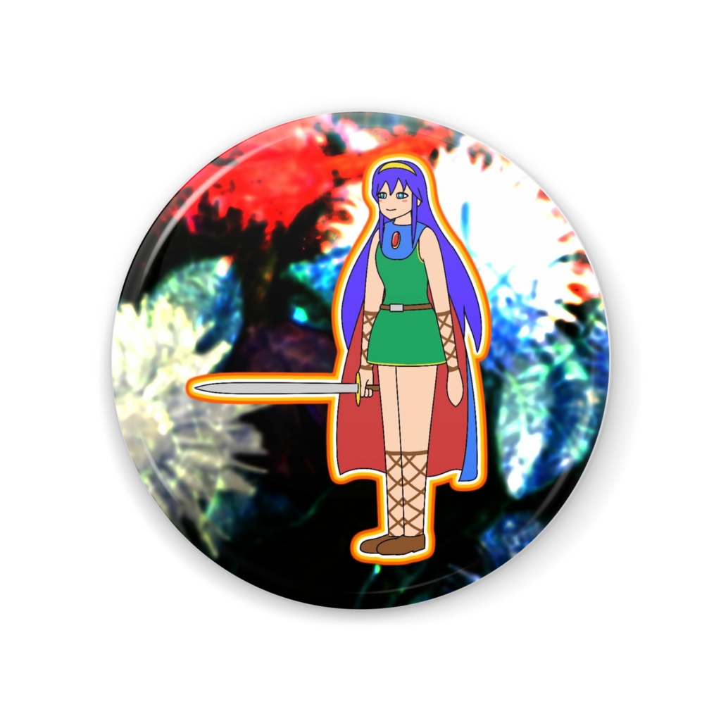 少女の缶ミラー