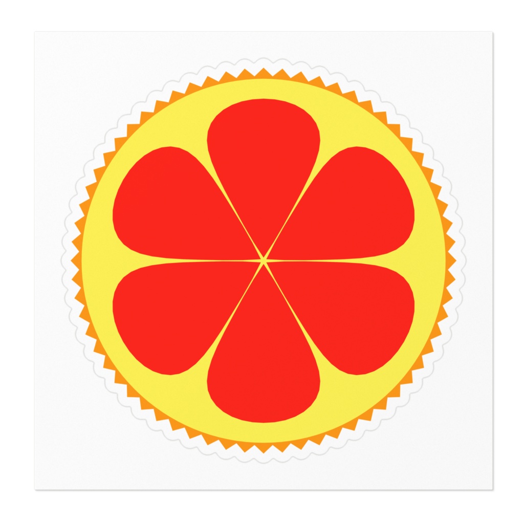 ガックのステッカー