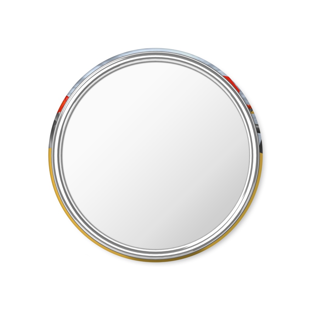 少女の缶ミラー