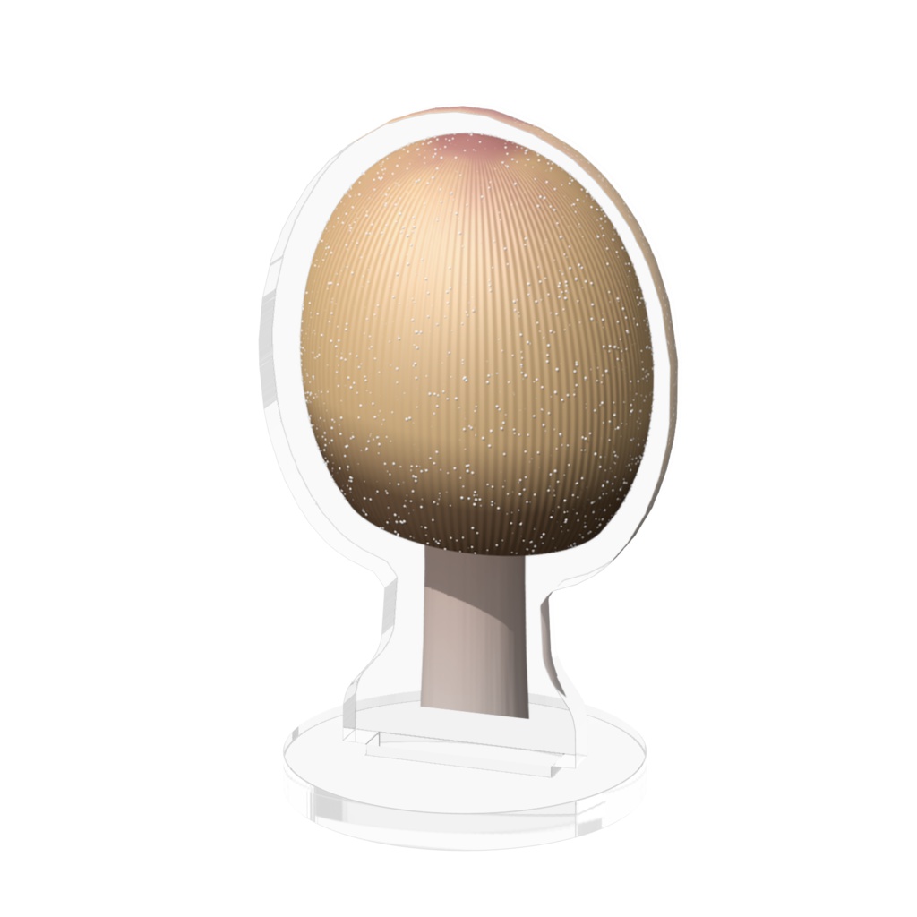 キララタケのアクリルフィギュア / Coprinellus micaceus Acrylic Figure