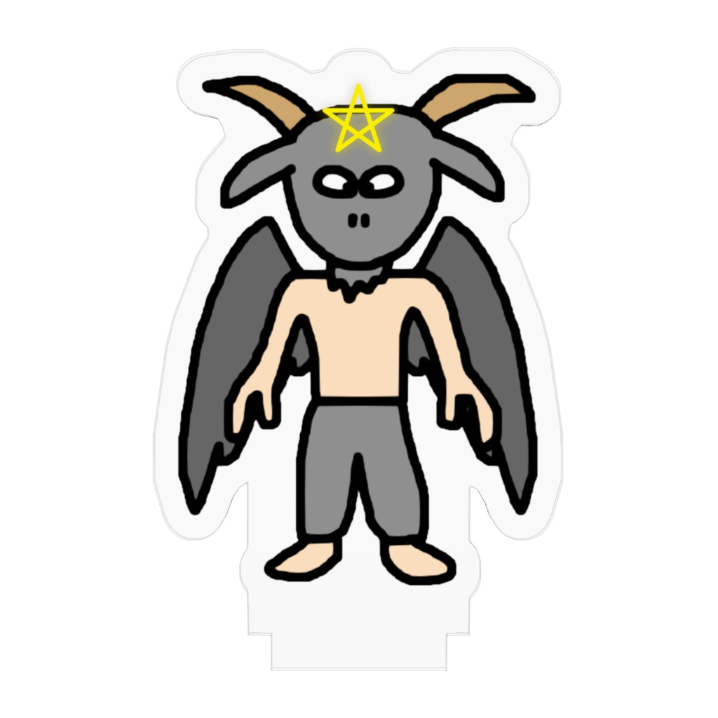 バフォメットのアクリルフィギュア / Baphomet Acrylic Figure