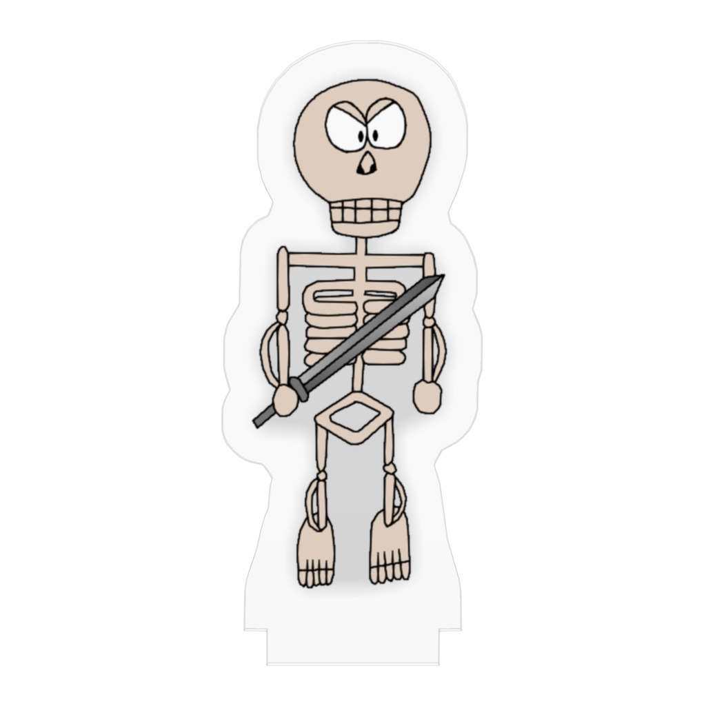 スケルトンのアクリルフィギュア / Skeleton Acrylic Figure