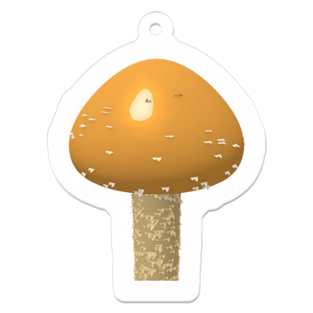 Pholiota limonellaのアクリルキーホルダー (裏コーティング有り) / Pholiota limonella Acrylic Key Chain