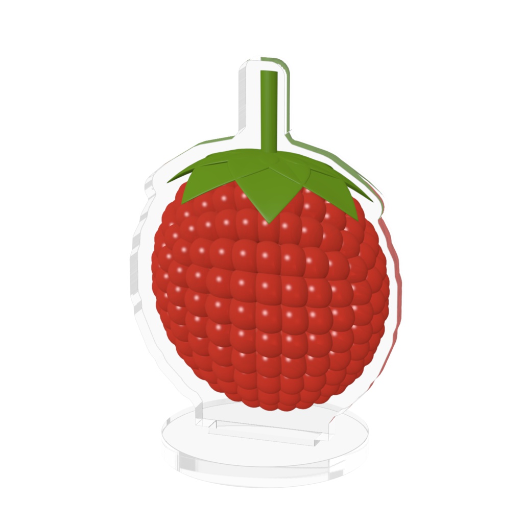 ラズベリーのアクリルフィギュア / Raspberry Acrylic Figure